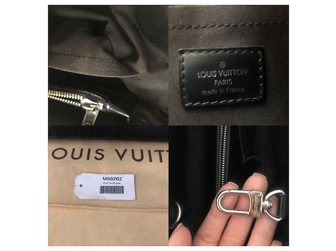 Louis Vuitton Passy PM Epi Leather Handbag Black - view 6