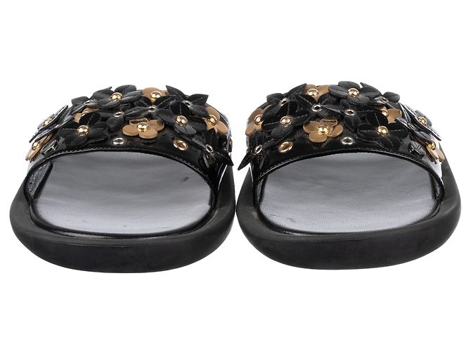 Louis Vuitton Sandali "Sunbath Flat Mule", taille 39, Nuova Condizione! Nero - vista 2