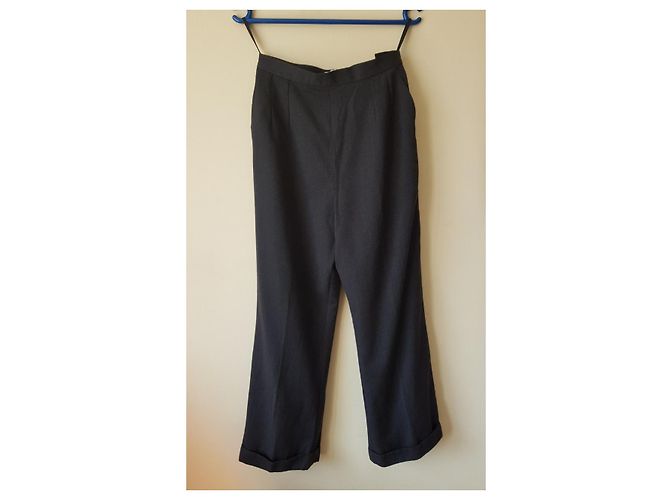Christian Dior Hose Grau aus Wolle - Ansicht 3