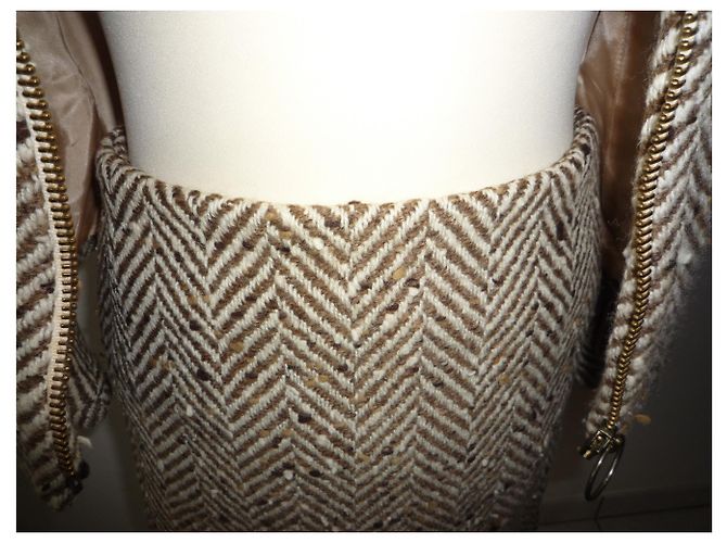 Completo Pierre Cardin in lana marrone - vista 3