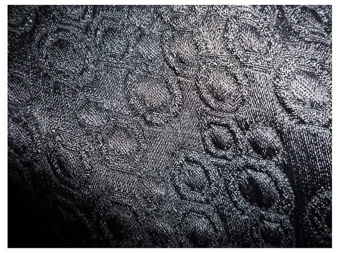 Autre Marque Schwarzes Kleid mit Blasenmuster im 60er Stil - Ansicht 4