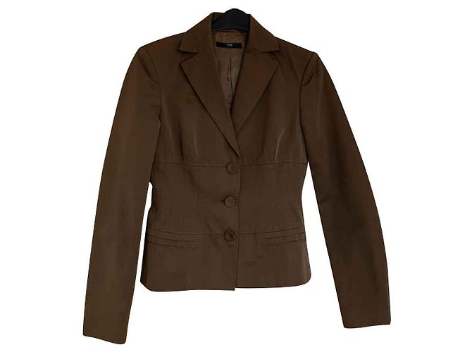 Chaqueta Blazer Hugo Boss Khaki de Algodón Caqui - vista 2