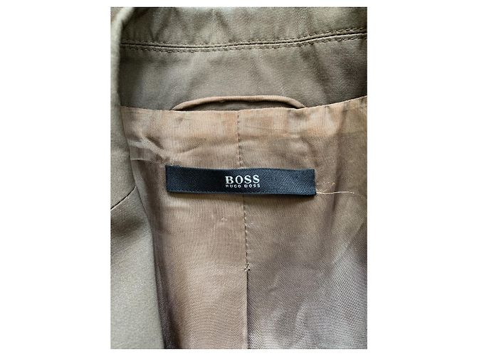 Chaqueta Blazer Hugo Boss Khaki de Algodón Caqui - vista 4