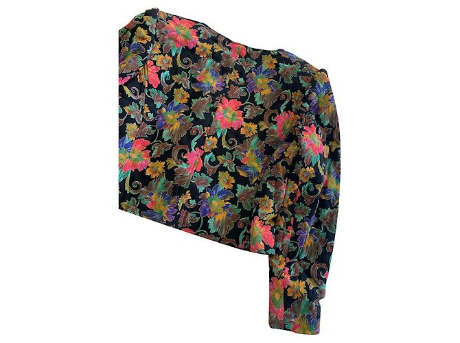 Chaqueta Emanuel Ungaro Solo Donna Acolchada con Estampado Floral Multicolor - vista 2