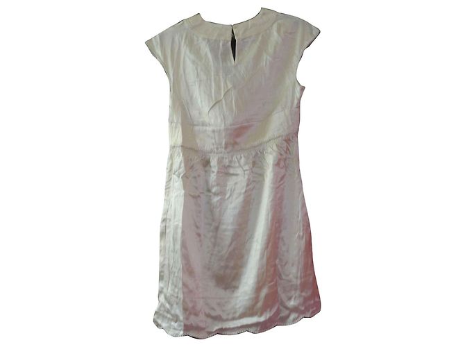 See by Chloé Vedere da abito di seta Chloe 36 nuova etichetta Bianco sporco - vista 2