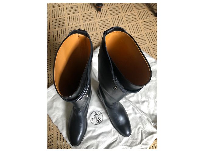 Hermès Stivali da salto Nero - vista 2