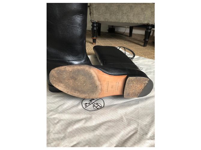 Hermès Stivali da salto Nero - vista 5