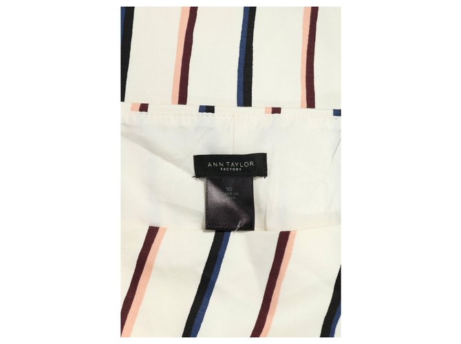 Ann Taylor Afueras Blanco Multicolor - vista 3