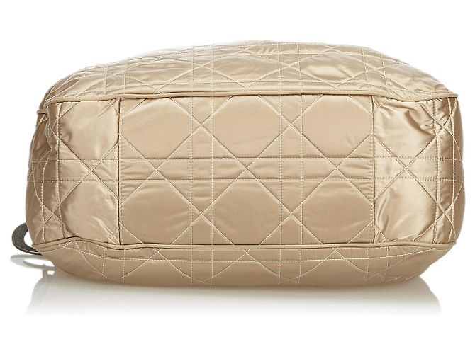 Dior Brown - Nylon - Cannage - Beuteltasche - Ansicht 4