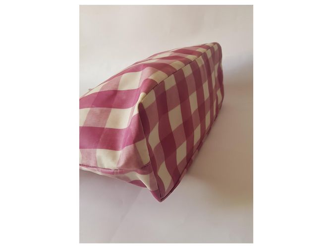 Borsa Tommy Hilfiger Tartan Rosa e Bianco PVC - vista 4