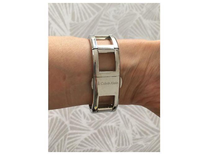 Reloj Calvin Klein de acero inoxidable plateado Plata - vista 4