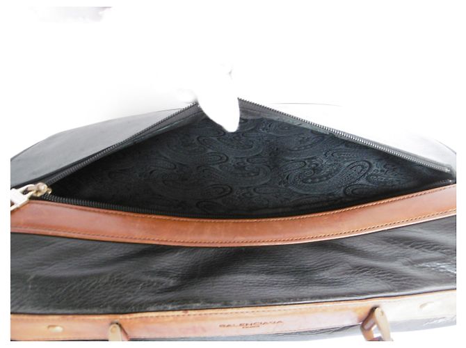 Porte-documents en cuir Balenciaga - vue 8