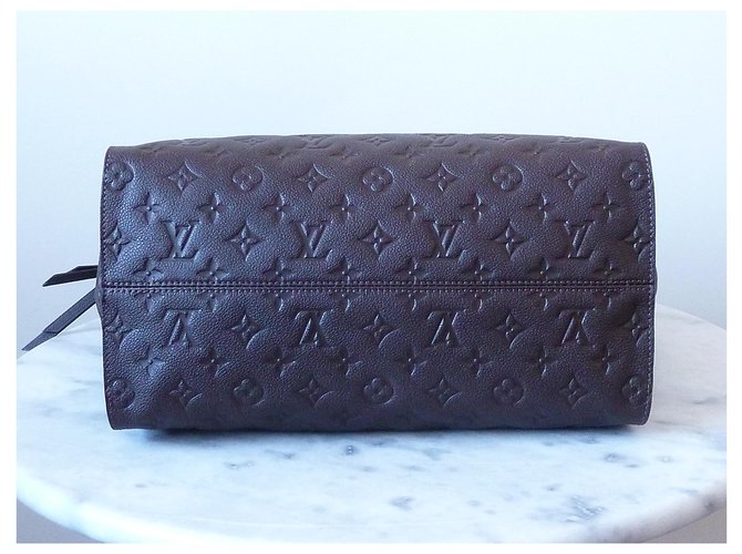 Lumineuse Louis Vuitton Impronta illuminata del monogramma Marrone scuro - vista 4