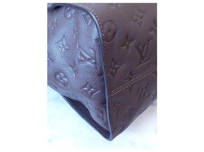 Lumineuse Louis Vuitton Impronta illuminata del monogramma Marrone scuro - vista 5