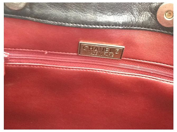 Bolso Chanel de cuero negro - vista 17
