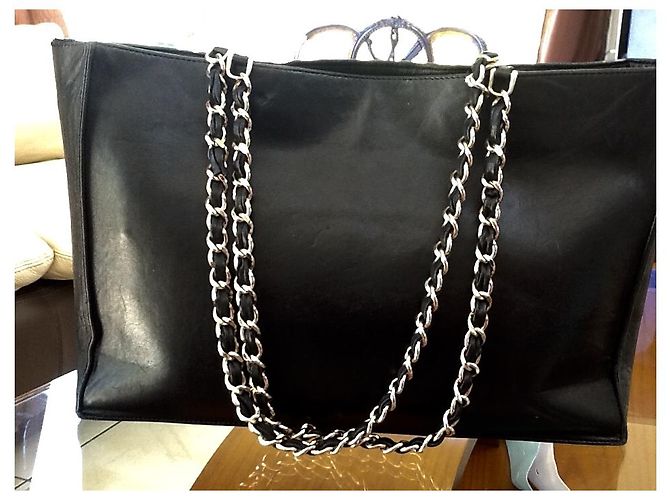 Bolso Chanel de cuero negro - vista 19
