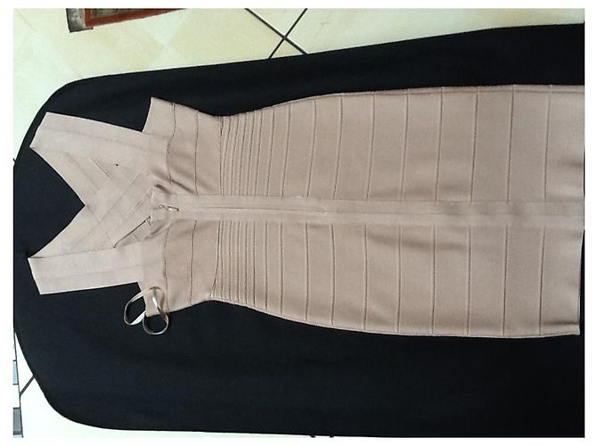 Herve Leger Kleid Flesh Polyurethan Fleisch - Ansicht 3