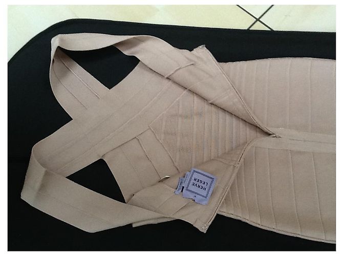 Herve Leger Kleid Flesh Polyurethan Fleisch - Ansicht 5