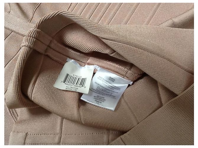 Herve Leger Kleid Flesh Polyurethan Fleisch - Ansicht 6