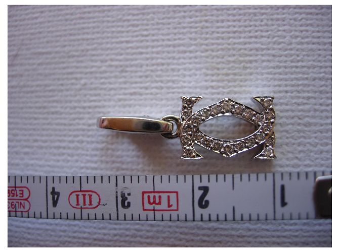 Collana e collana Cartier in oro bianco e diamanti Argento - vista 4