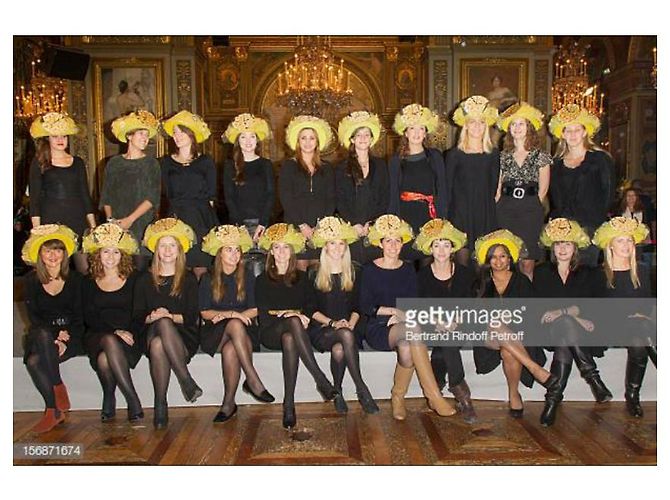 Hermès Catherinettes 2012 Hut Grün und Gelb Filz - Ansicht 10