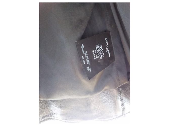 Saint Laurent Jacke im Perfecto-Stil - Ansicht 3