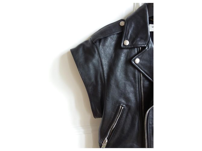Saint Laurent Jacke im Perfecto-Stil - Ansicht 6