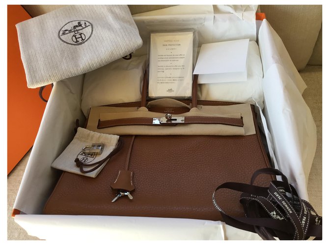 Hermès HERMES BIRKIN 35 Karamell - vista 16