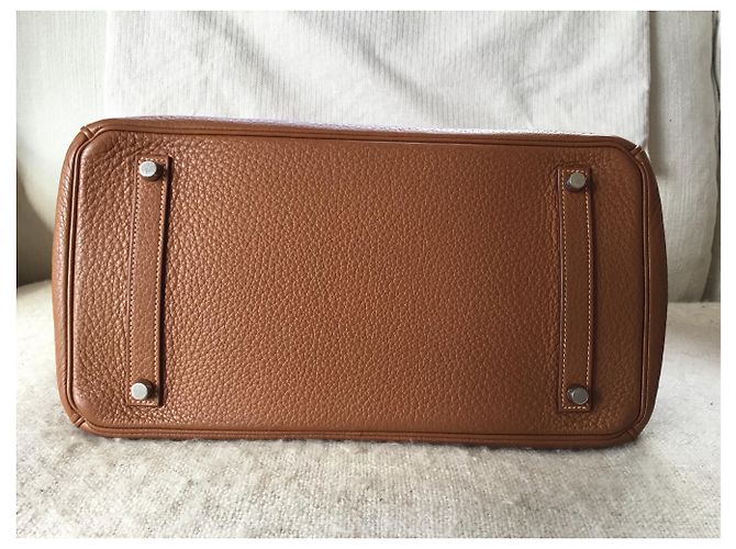 Hermès HERMES BIRKIN 35 Karamell - vista 4
