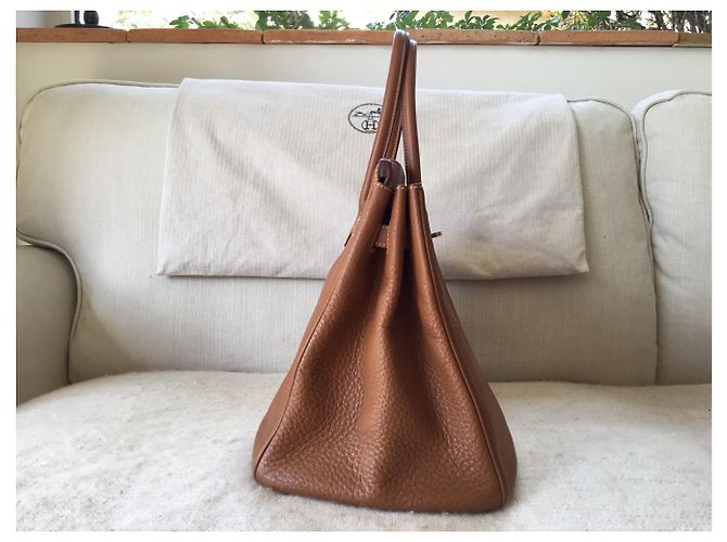 Hermès HERMES BIRKIN 35 Karamell - vista 5