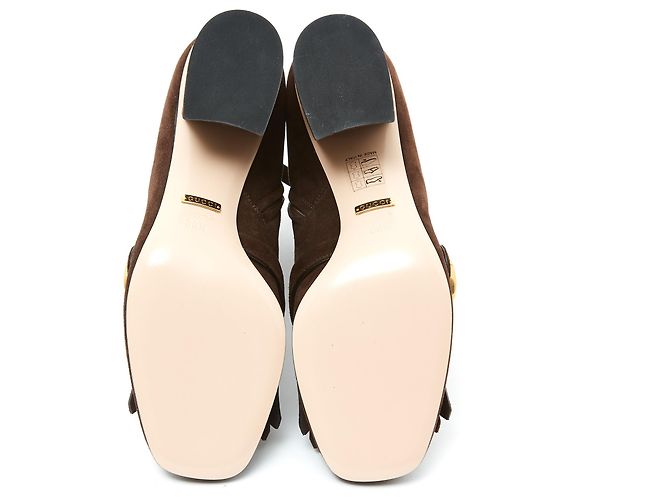Gucci MARMONT BROWN SUEDE EU38.5 Nuevo - vista 5