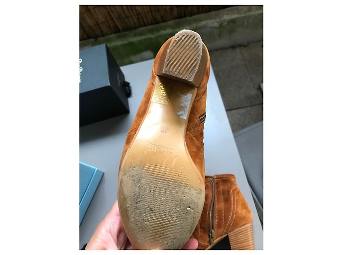 Minelli Caramel Wildleder Stiefeletten Karamell - Ansicht 3
