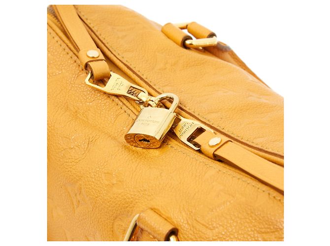 Speedy Louis Vuitton Tracolla veloce 25 Monogram Imprint Giallo - vista 5