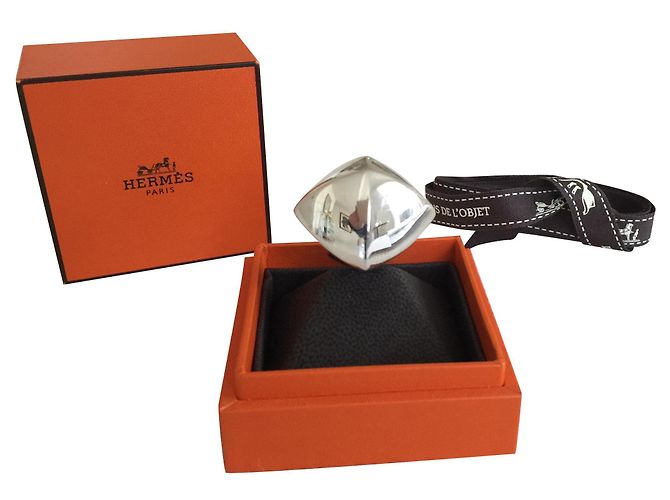 Hermès Colar De Cachorro De Rock Prata - vista 2