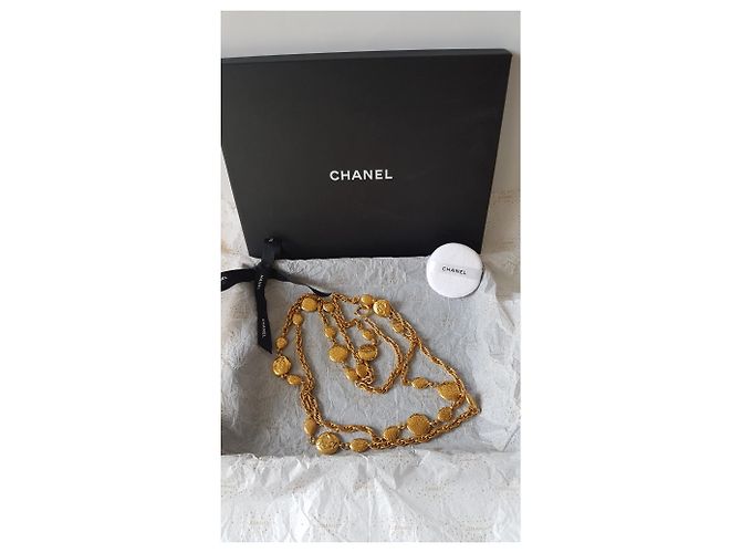 Chanel Collares largos Dorado - vista 4