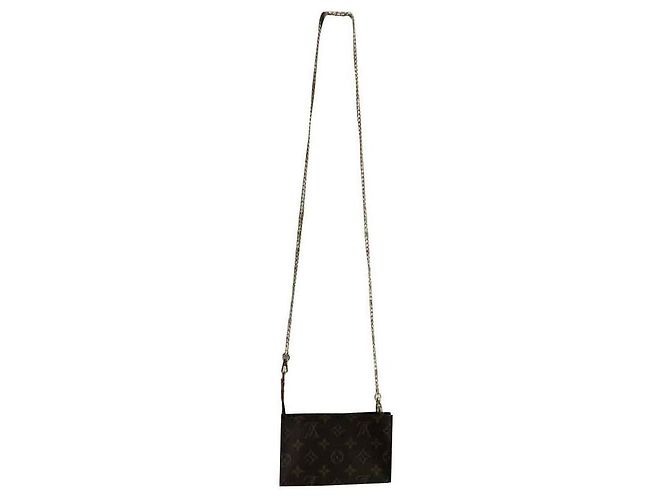 Bucket Louis Vuitton Pochette Marrone - vista 2