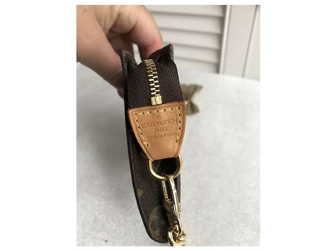 Bucket Louis Vuitton Pochette Marrone - vista 6