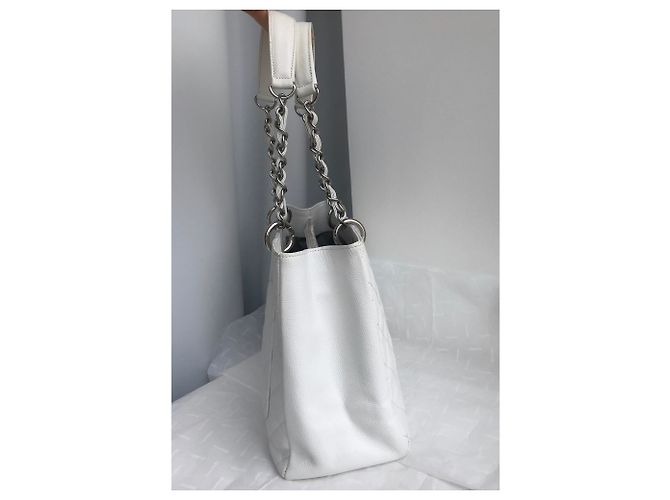 Chanel GST Grand Shopping Tote 34cm in pelle di caviale - vista 12