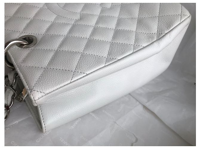 Chanel GST Grand Shopping Tote 34cm in pelle di caviale - vista 18