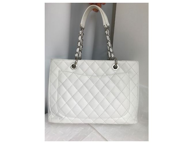 Chanel GST Grand Shopping Tote 34cm in pelle di caviale - vista 5