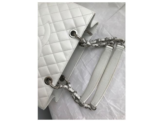 Chanel GST Grand Shopping Tote 34cm in pelle di caviale - vista 36