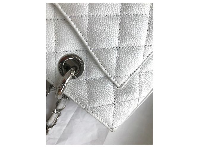 Chanel GST Grand Shopping Tote 34cm in pelle di caviale - vista 37