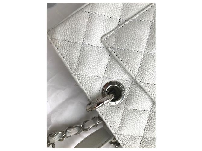 Chanel GST Grand Shopping Tote 34cm in pelle di caviale - vista 38
