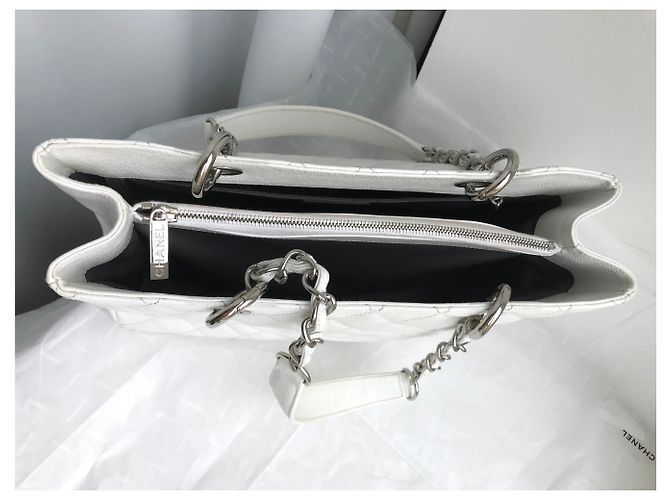 Chanel GST Grand Shopping Tote 34cm in pelle di caviale - vista 9