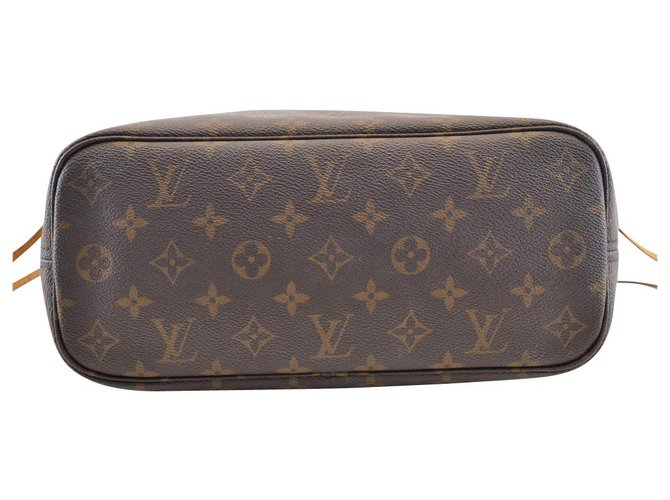 Louis Vuitton Neverfull PM Marrone - vista 5