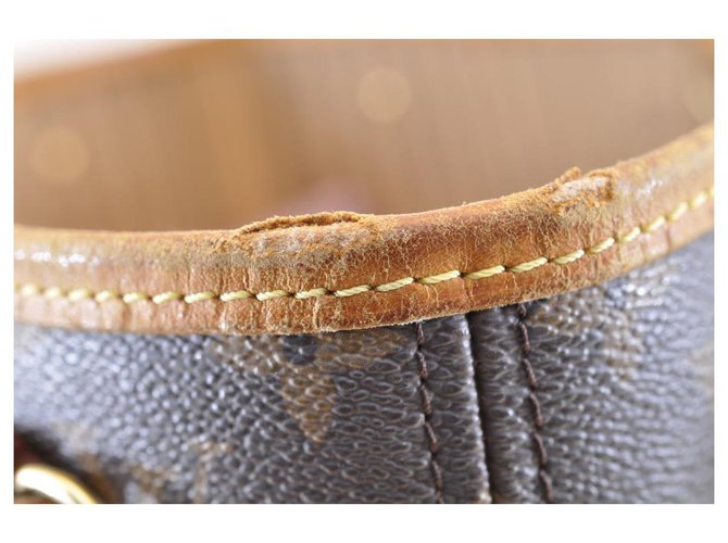 Louis Vuitton Neverfull PM Marrone - vista 7