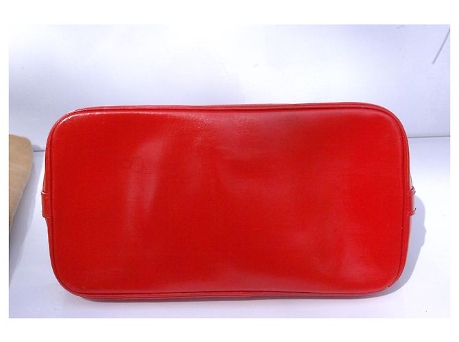 Louis Vuitton Alma PM Braun Rot - Ansicht 4