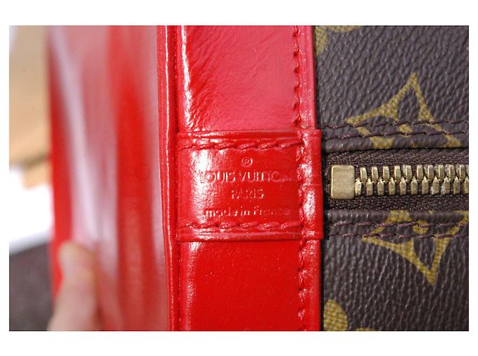 Louis Vuitton Alma PM Braun Rot - Ansicht 6