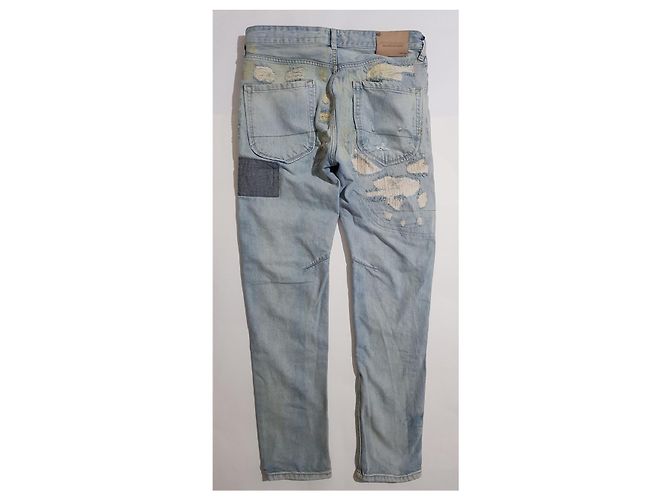 Jeans blu uomo Scotch and Soda distressed - vista 2