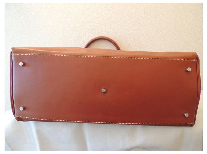 Hermès Kelly 50 VIAGGIO "RELAX" Caramello - vista 2